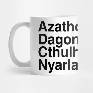 Azathoth & Dagon & Cthulhu & Nyarlathotep Mug